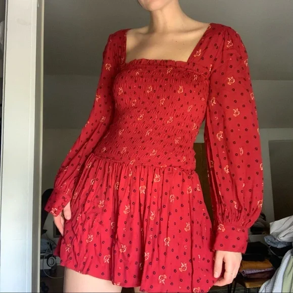 Free People Drop Waist Dress - Picture 2 of 9